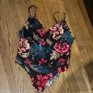 Floral Print Bodysuit